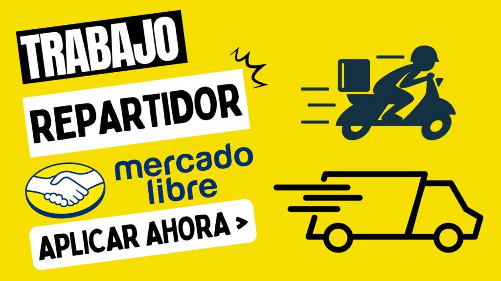 Trabajo Repartidor Mercado Libre